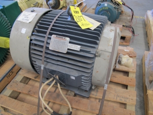 MOTOR, ELECTRIC TYPE, 75 HORSEPOWER, 460VAC 3 PHASE ELEC RATING, 1775 RPM, 365TS FRAME, 92 AMPS, 1.0 SERVICE FACTOR. PART # 3YF882490 (W-44) LOADING & HANDLING FEE $15-